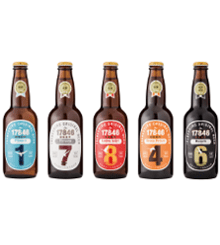 Inawashiroji Beer 5 Types 330ml 5-Bottle Set
