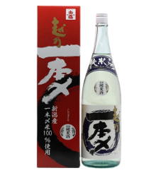 越乃一本〆　特別純米酒 　一本〆米100％使用