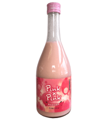 桃色にごり酒　ピンクピンク